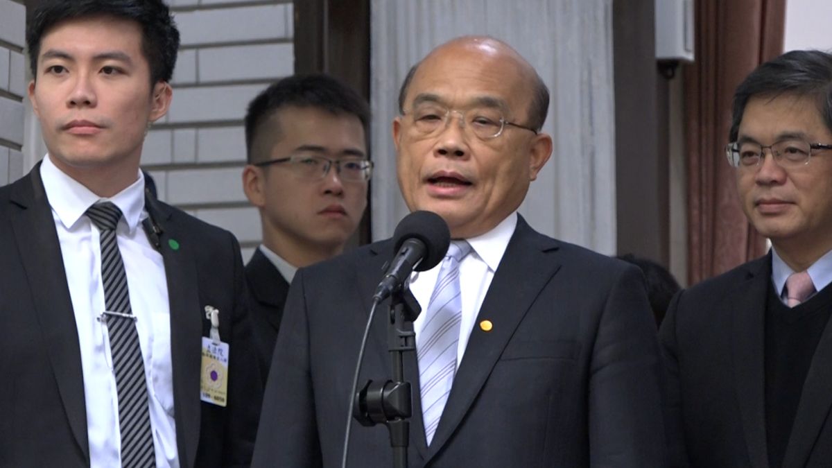 行政院長蘇貞昌。( 圖 / 記者朱永強攝 )