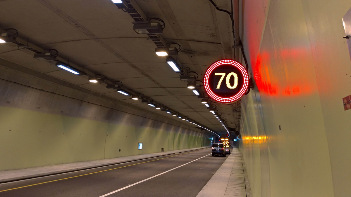 ▲蘇花改武塔隧道至和平端，清明連假試辦提升最高速限至70公里、最低速限為50公里。（圖／宜蘭縣警局提供)