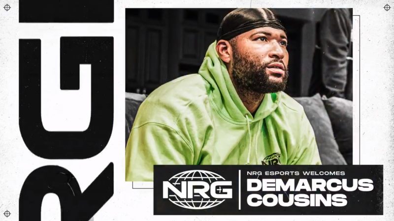 趕快上車！NBA全明星中鋒DeMarcus Cousins宣布加入NRG戰隊
