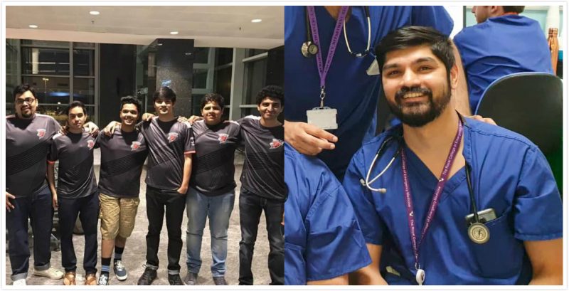 《CS：GO》電競職業選手Gokul Sagar退役後，轉職為醫生協助防疫。   圖：翻攝自 AFK Gaming