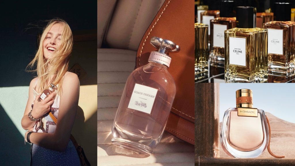 ▲精品香水。（圖／COACH、CELINE、Chloe）