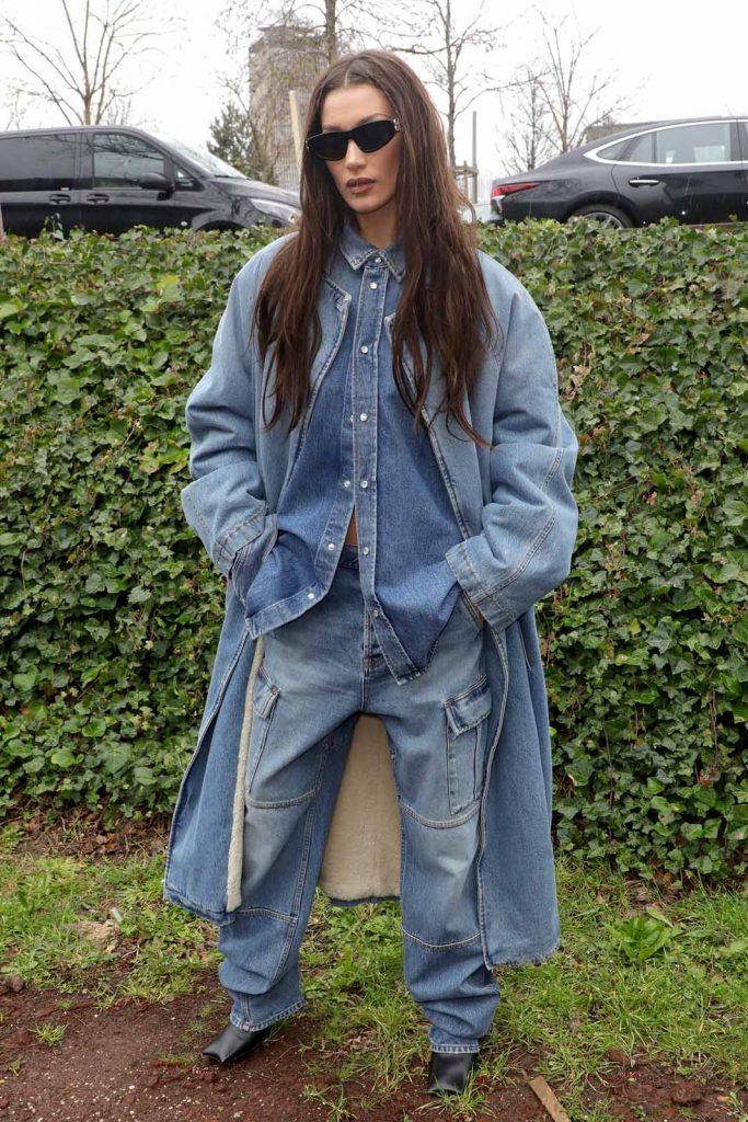 PARIS, FRANCE – MARCH 01: (EDITORIAL USE ONLY) Bella Hadid attends the Balenciaga show as part of the Paris Fashion Week Womenswear Fall/Winter 2020/2021 on March 01, 2020 in Paris, France. (Photo by Pierre Suu/Getty Images)