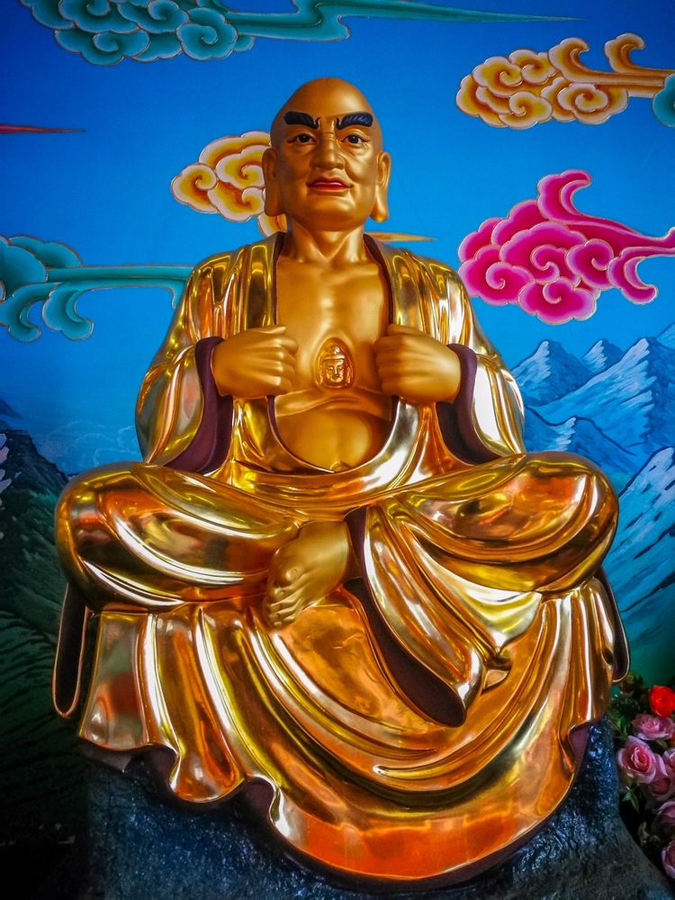 開心尊者是佛教十八羅漢之一。（圖／shutterstock）