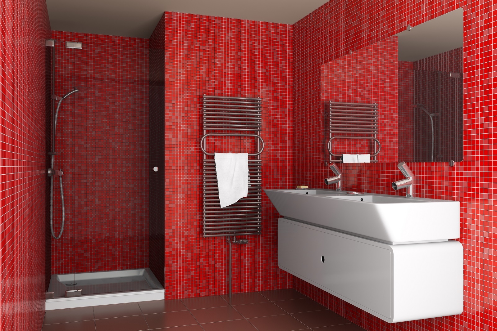 浴廁不可使用紅色或橘色暖色系，家人容易有心血管方面的問題。