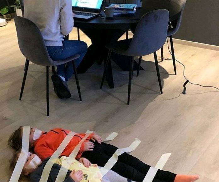 居家隔離小孩在家亂　父母爆笑一籮筐「神招」解決！
