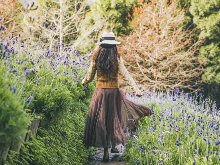 ▲漫步紫色花田享受芬芳｜Tourists can stroll through the lavender fields while bathing in the sun with the earthy floral scents. （Courtesy of molly888666）