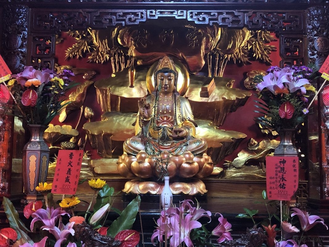 ▲每年農曆2月19日為觀世音菩薩誕辰，2024年國曆日期3月28日迎來這個特別日子。（圖／記者連宜方攝）