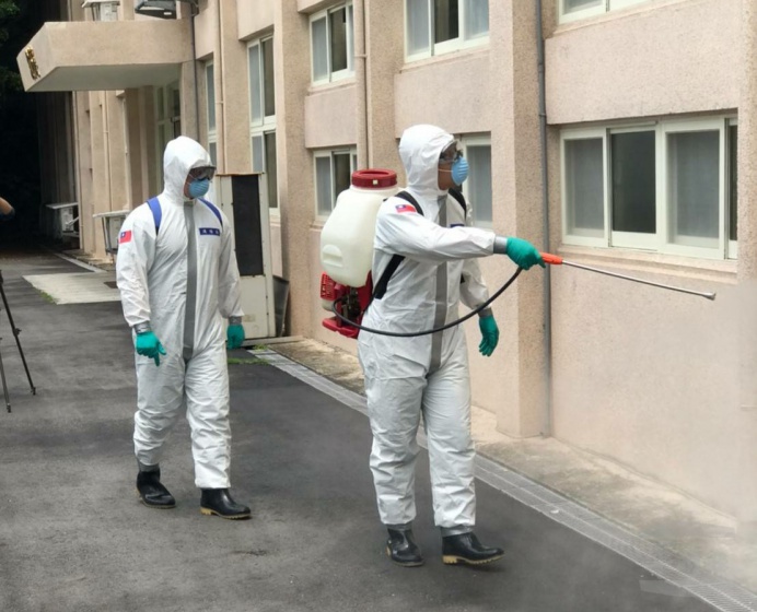 校區防疫消毒