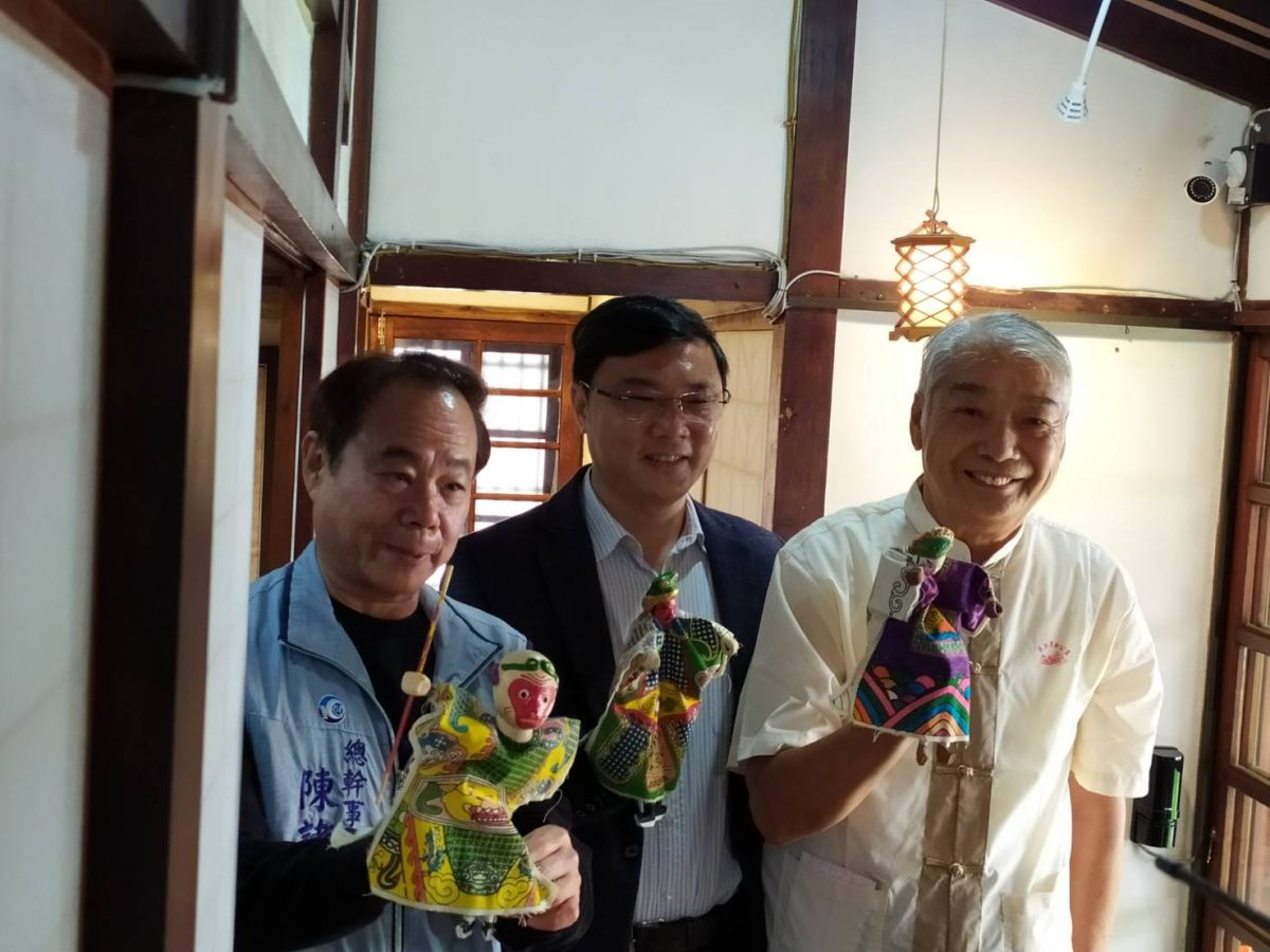 ▲「土黏香工藝  徐智雄老師的布袋戲人生」，自今（1）日起至6月30日，在鹿港鎮史館展出。（圖／記者葉靜美攝，2020.04.01）