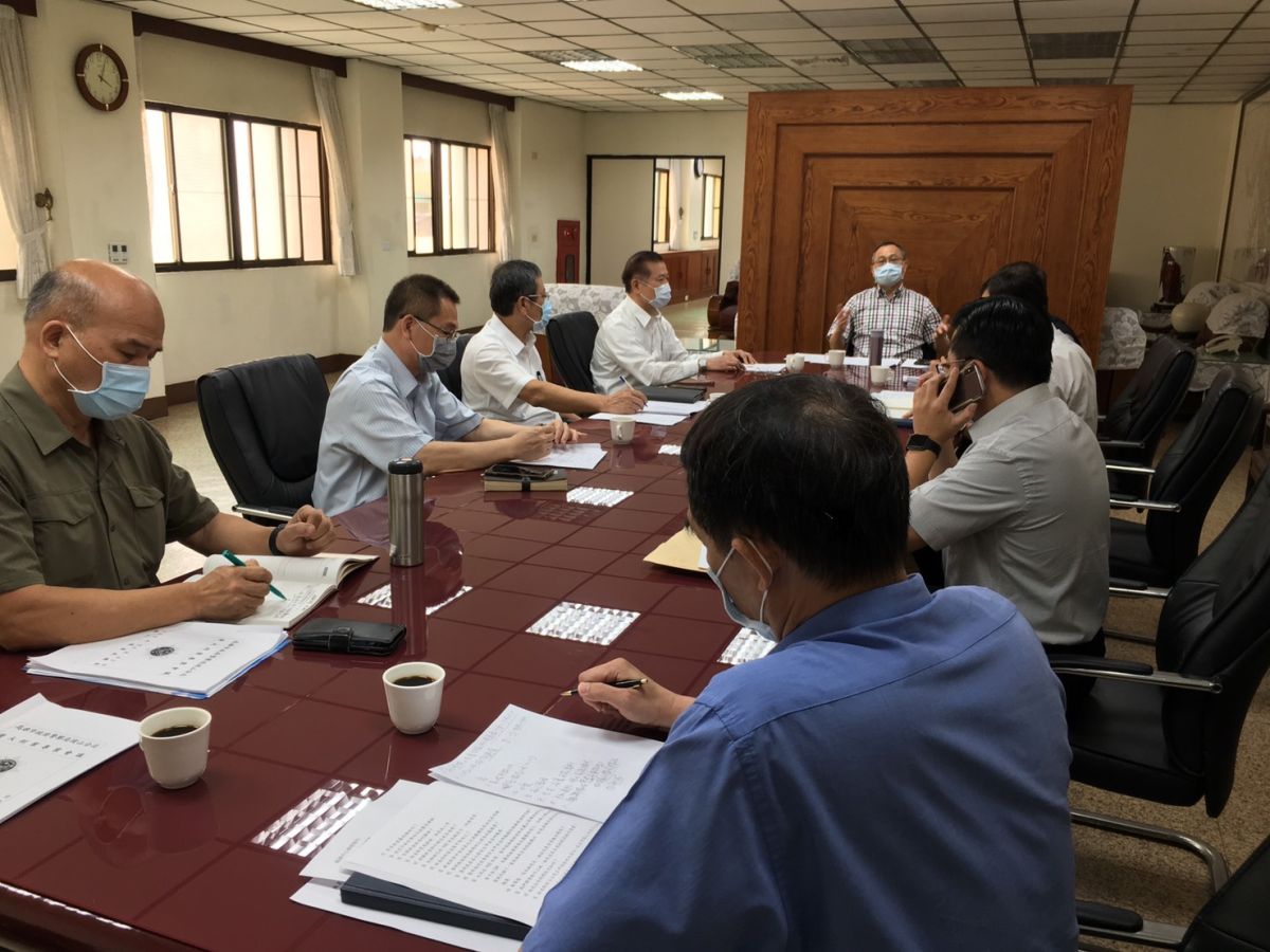 ▲警政署長陳家欽到高雄主持桶屍案專案會議。（圖／記者郭凱杰翻攝，2020.04.04）

