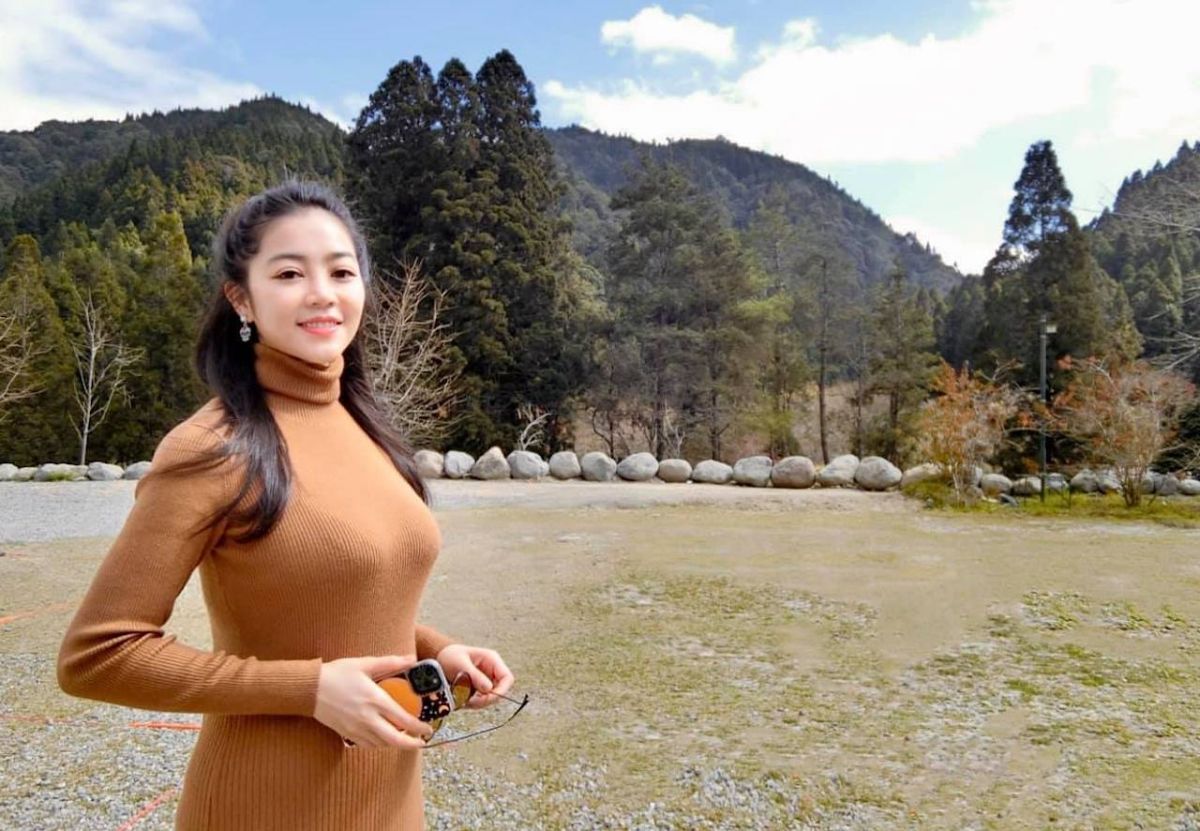 ▲主播劉方慈外型出眾。（圖／翻攝臉書）