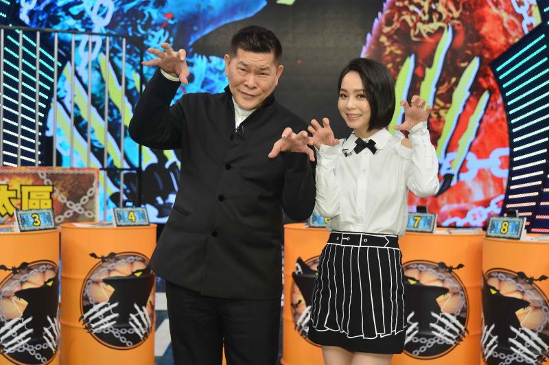 ▲狼人殺難不倒澎恰恰(左)、孫淑媚。(圖/八大)