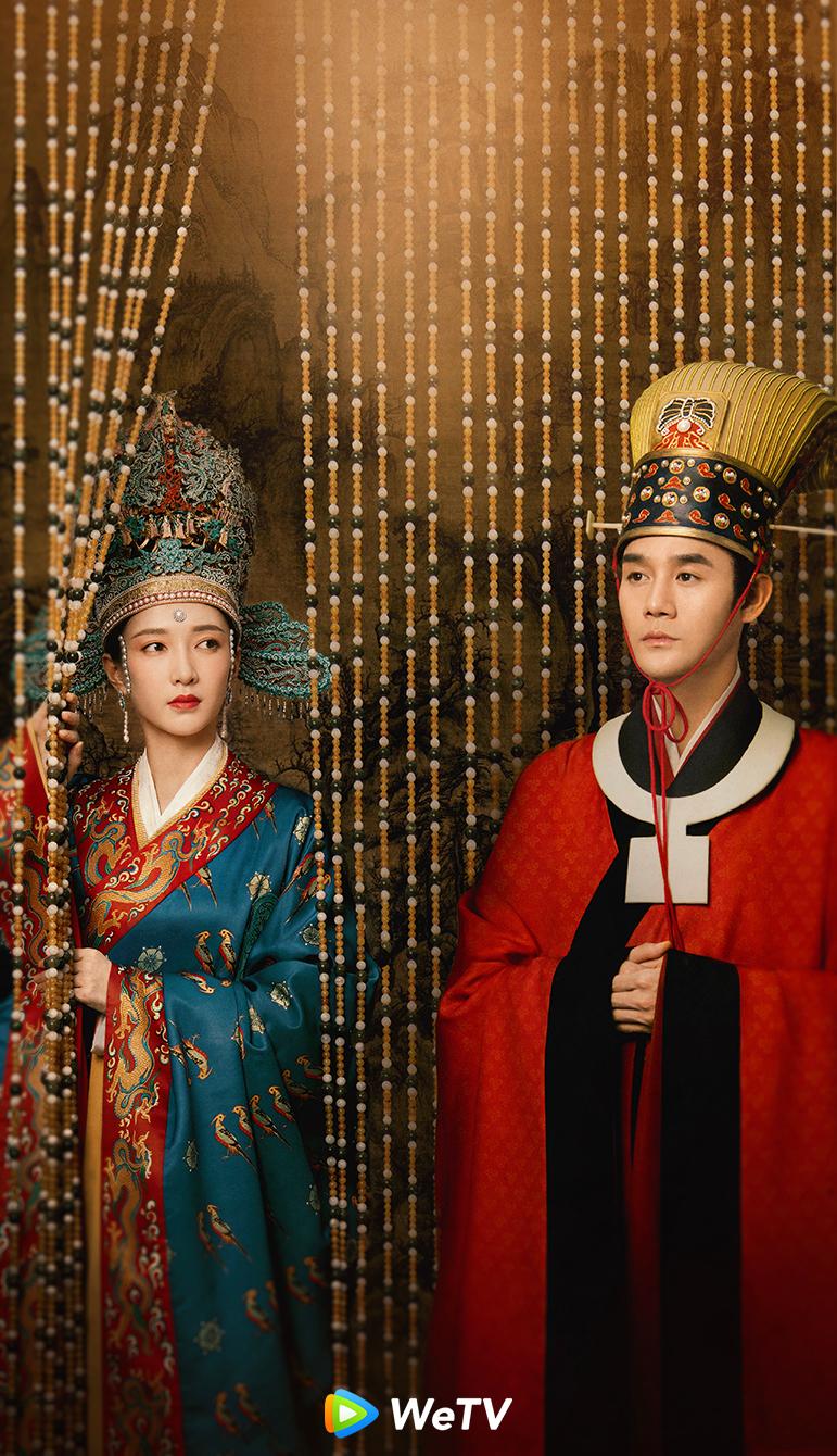 ▲王凱(右)與江疏影主演《清平樂》兩人有感情戲。(圖 / WeTV提供)