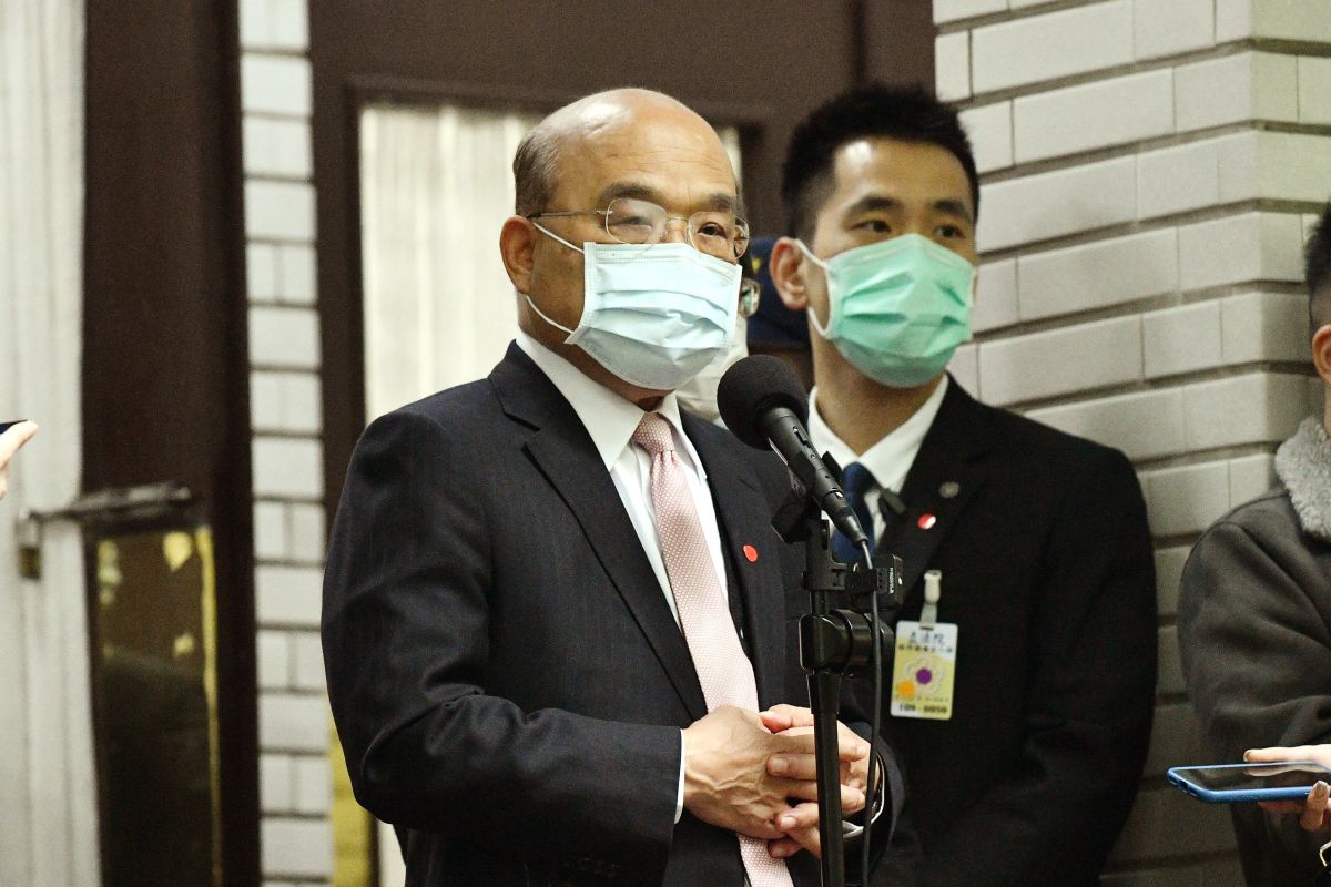 行政院長蘇貞昌7日赴立法院備詢。( 圖 / 記者林柏年攝 )