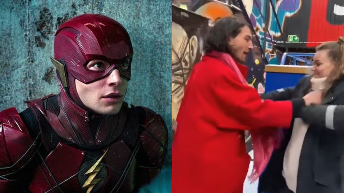 ▲「閃電俠」伊薩米勒對女粉絲施暴影片曝光。（圖／John Talks YouTube）