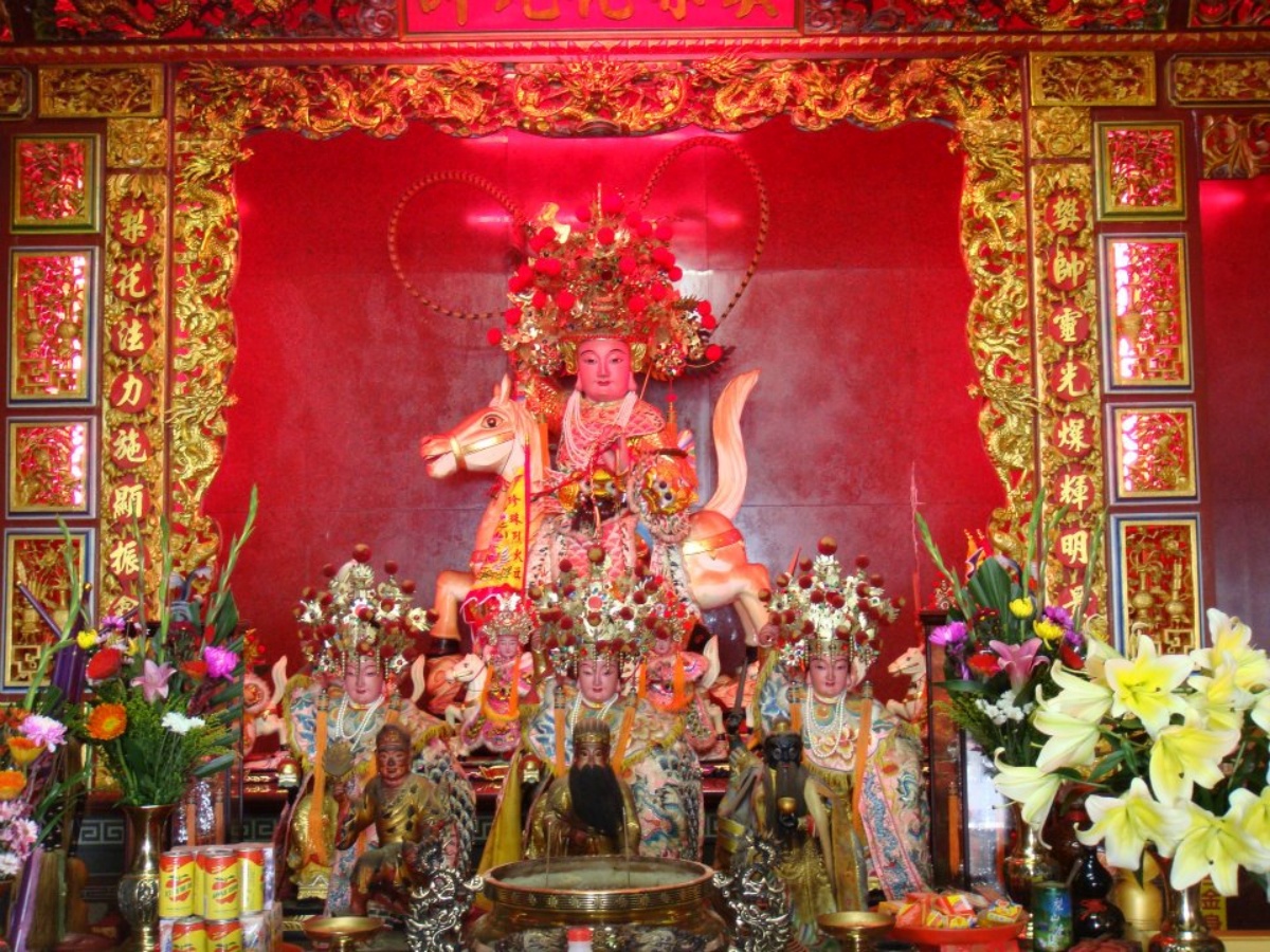 樊梨花元帥金身。（圖／翻攝自南化葫蘆山驪山老母宮總廟臉書專頁）