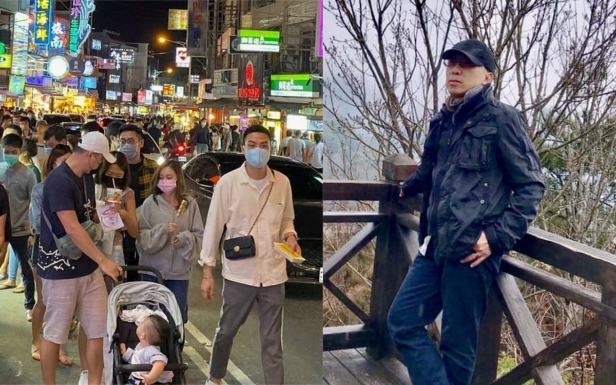 ▲清明連假不少人跑到墾丁遊玩，苦苓（右）點出防疫重點。（圖／記者黃正忠翻攝、苦苓臉書） 