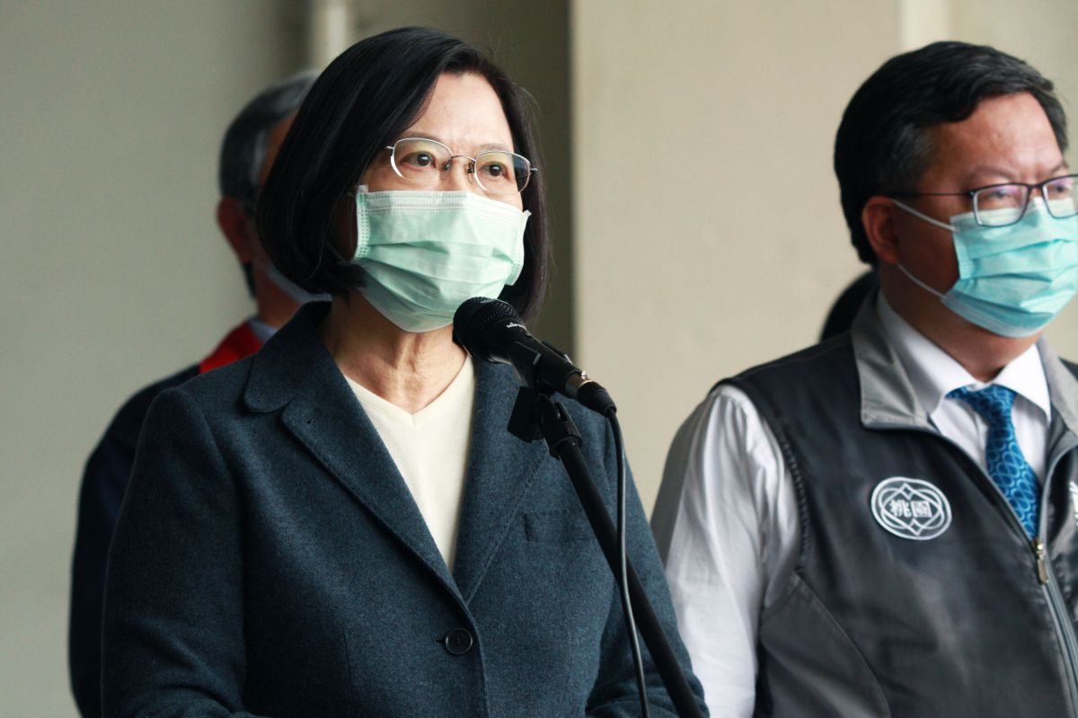 ▲為了防堵新冠肺炎疫情，五一連假是否會喊停？蔡英文今天受訪表示，目前沒有這樣的規畫調整。（圖／記者李春台攝, 2020.04.08）