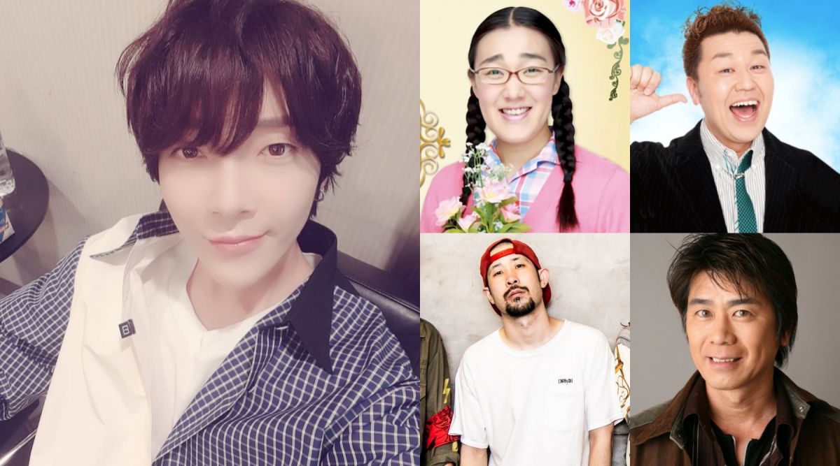 ▲允鶴確診後症狀變嚴重（左），日本演藝圈再增4名藝人染疫。（圖／藝人部落格、Twitter、IG）