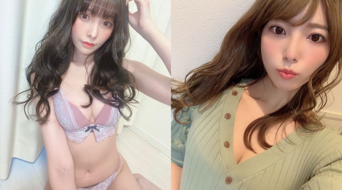 ▲AV女優也因疫情工作大減。（圖／上原亞衣、橋本有菜Twitter）