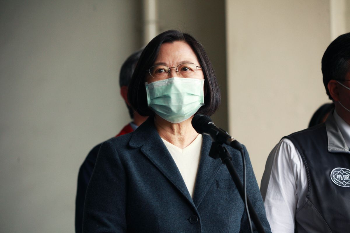 ▲對罷韓第二階段過關，蔡英文表示尊重高雄市民的最後決定。（圖／記者李春台攝, 2020.04.08）