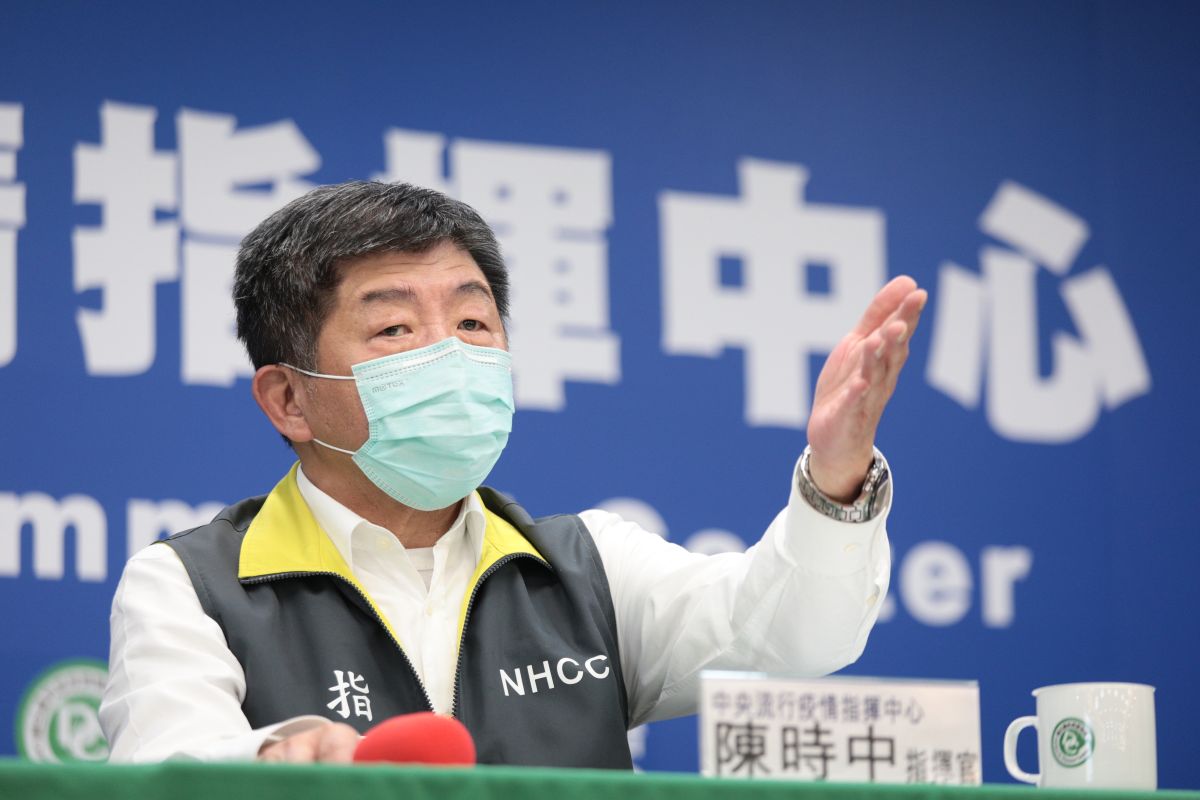 ▲中央流行疫情指揮中心指揮官陳時中。（圖／指揮中心提供）