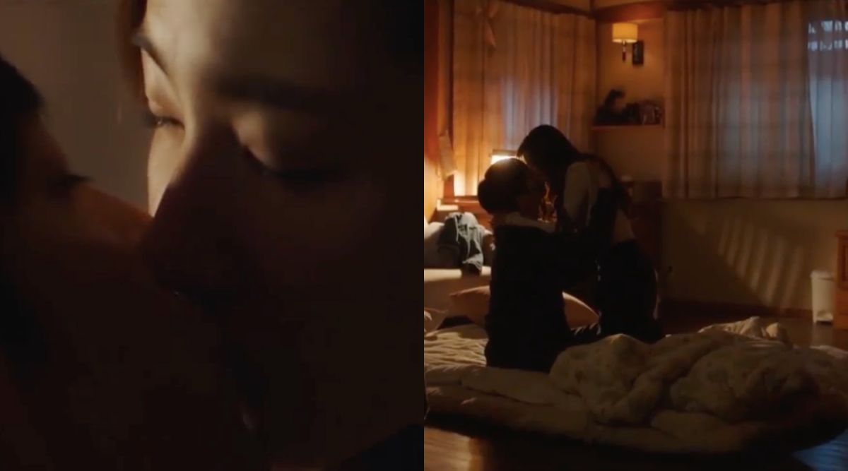 ▲朴敏英劇中超主動，第11集約男主角睡覺。（圖／愛奇藝台灣站）
