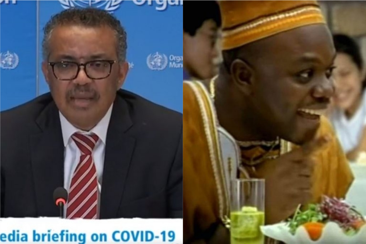▲曾參與「維大力廣告」的非裔演員伊馮，針對世界衛生組織秘書長伊馮開嗆台灣一事，提出看法。（圖／翻攝自 WHO直播影片、 Youtube ）