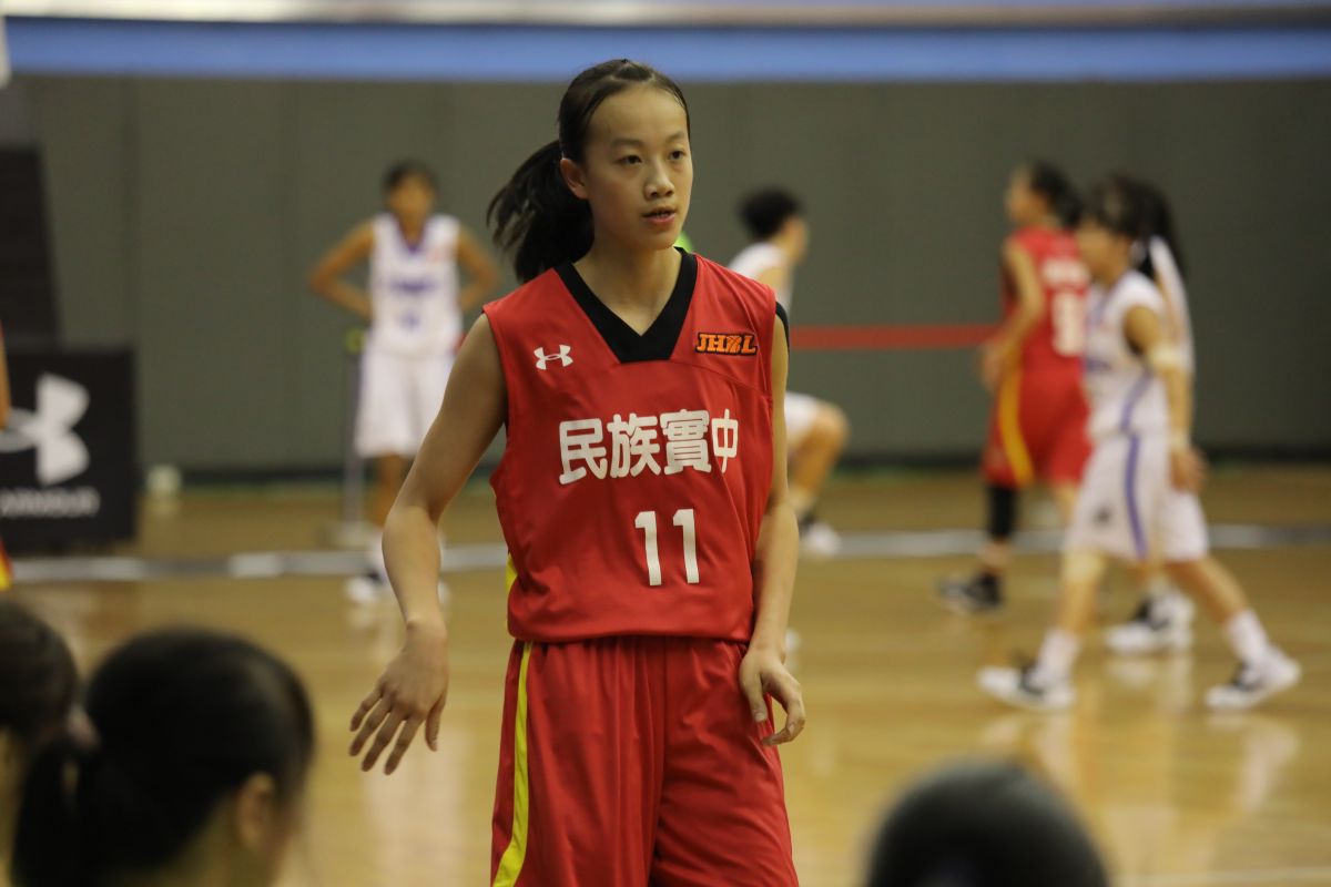 民族國中當家中鋒黃子芸。（圖／名衍行銷提供）