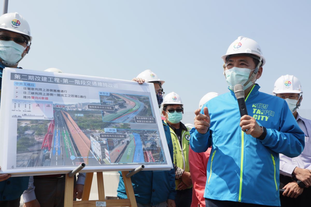 ▲侯友宜回應，目前採人潮管控、警察臨檢等方式，違規嚴重者則勒令停業。（圖／新北市工務局提供）