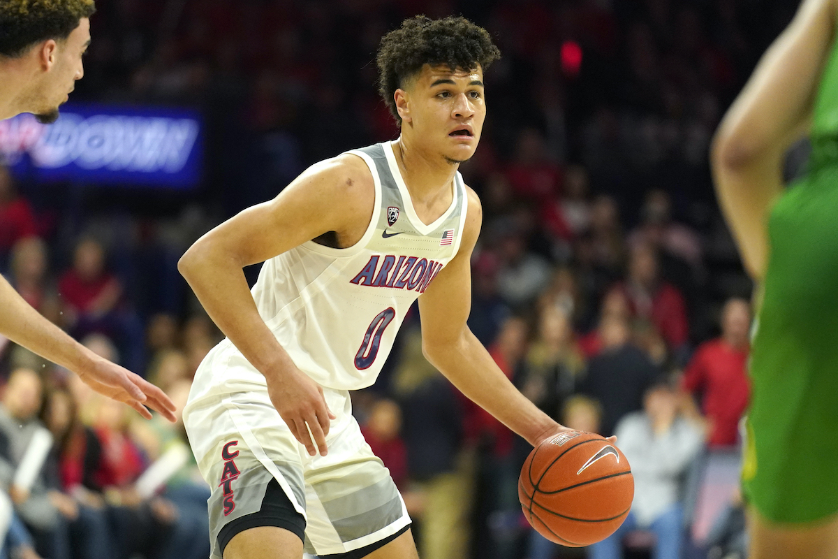 亞利桑那大學Josh Green宣布投入NBA選秀。（圖／美聯社／達志影像）