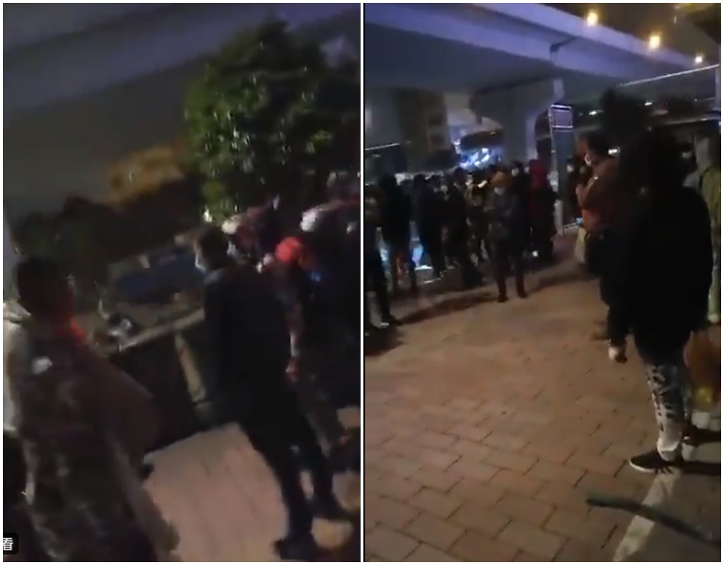 ▲眾多非裔人士在廣州被房東、旅店逐出，無處可去。（圖／翻攝推特Africa Facts Zone　）