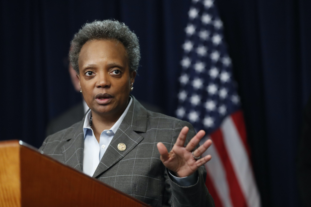 芝加哥市長Lori Lightfoot（圖／美聯社／達志影像）