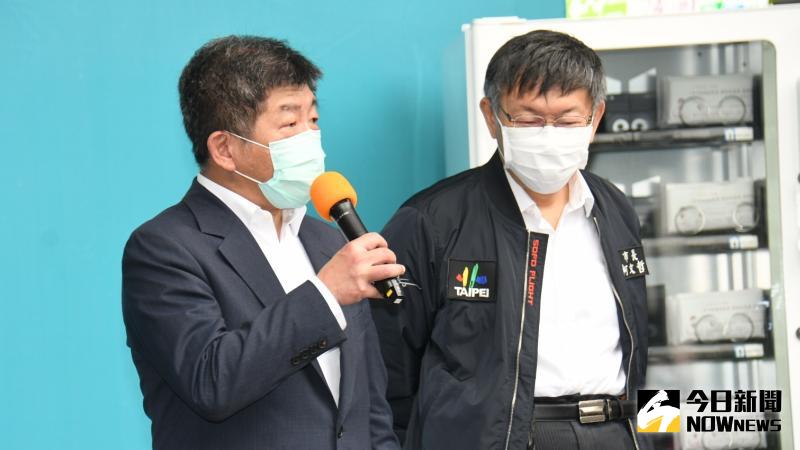 ▲台北市長柯文哲23日指出，疫苗採購資料不公開，質疑「到底是陳時中說不可以，還是你後面的誰告訴你不可以？」（資料照／記者林調遜攝）