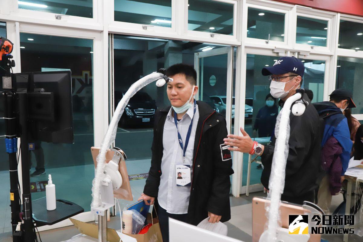 ▲中華職棒開幕戰今開打，受新冠肺炎疫情影響是全球第一個開打的棒球職業聯盟，前來採訪的記者都需進行嚴格管控。（圖／記者葉政勳攝 , 2020.04.11）