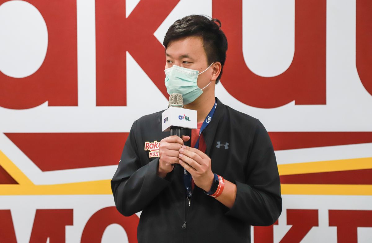 ▲樂天桃猿領隊劉玠廷。（圖／記者葉政勳攝 , 2020.04.11）