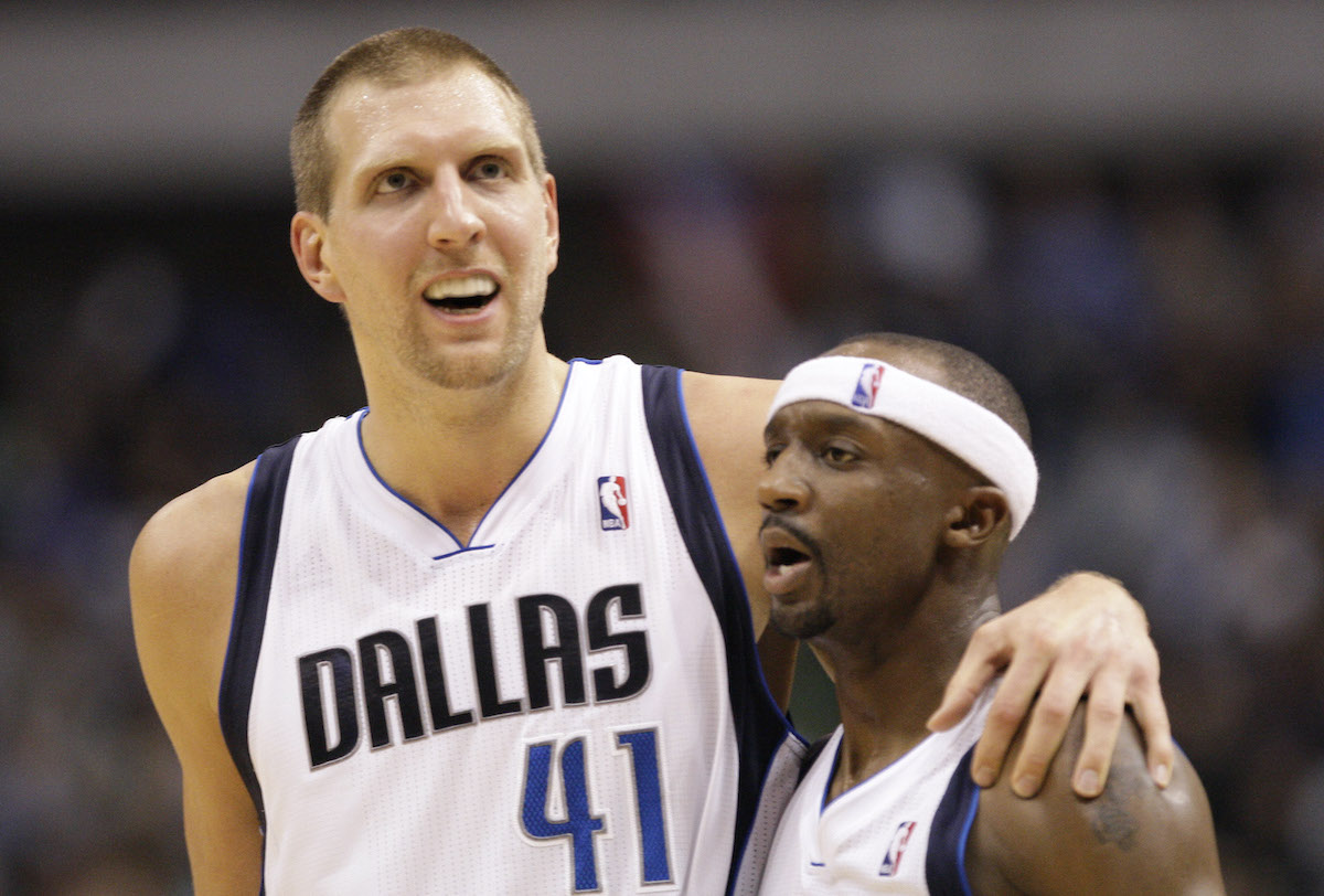 Dirk Nowitzki(左)、Jason Terry（圖／美聯社／達志影像）