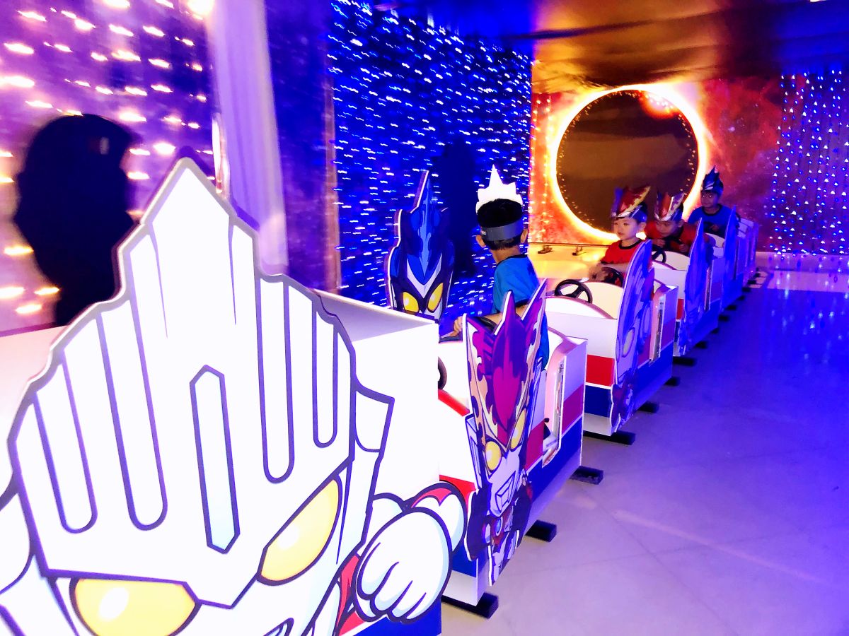 ▲ 「超人力霸王變身特展」規劃「M78星雲號小火車」、「怪獸打擊氣墊區」等展區。（圖／記者陳美嘉攝）