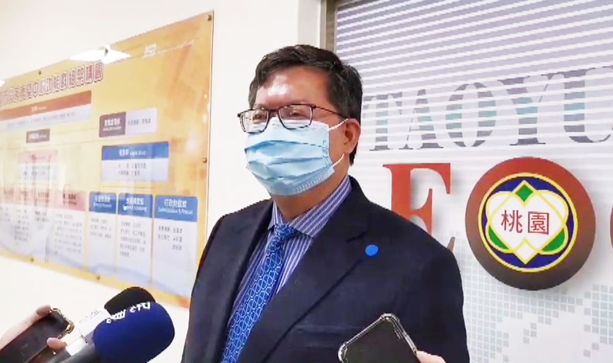 ▲鄭文燦強調「疾病不應該被賦予道德的色彩」，任何一個確診個案或隔離民眾，我們都要給他關懷，「不應該被標籤化」。（圖／記者李春台攝, 2020.04.13）