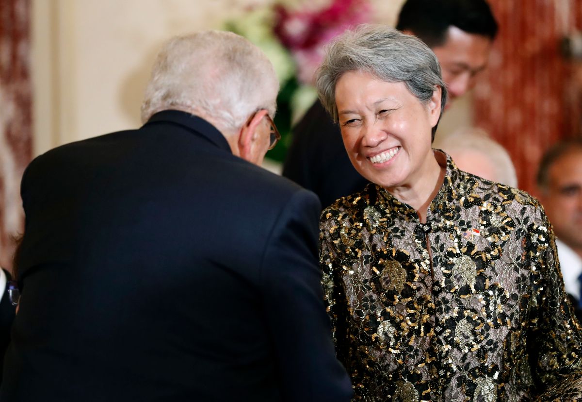 ▲新加坡總理夫人何晶（Ho Ching）。（圖／達志影像／美聯社）