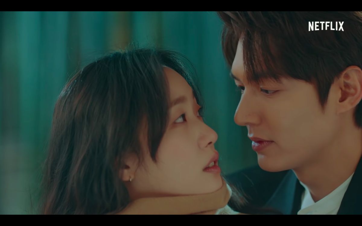 ▲李敏鎬抱著金高銀告白。（圖／Netflix）
