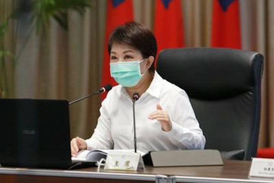 ▲市長盧秀燕表示，台中市未來對於疫情可能還有加嚴措施，對於少數不遵守，沒有落實的人要予以規勸，道德勸說或者是勇於檢舉。 (圖／柳榮俊翻攝2020.4.14)