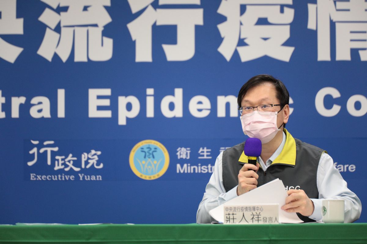 ▲中央流行疫情指揮中心發言人莊人祥。（圖／指揮中心提供）