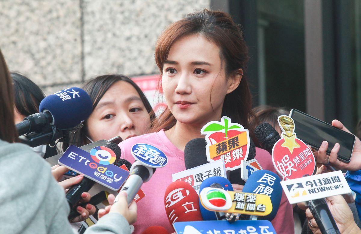 ▲何妤玟出面談婚變。（圖／記者葉政勳攝）