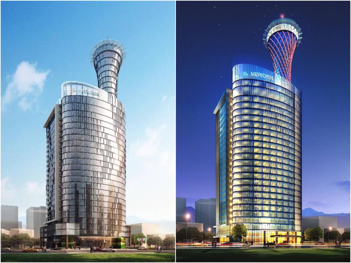 ▲籌備多年的台中李方艾美酒店今（ 14 ）日發聲明宣布，因受新冠肺炎疫情的衝擊，將暫緩籌備作業並進行人事精簡（圖／le méridien Taichung）