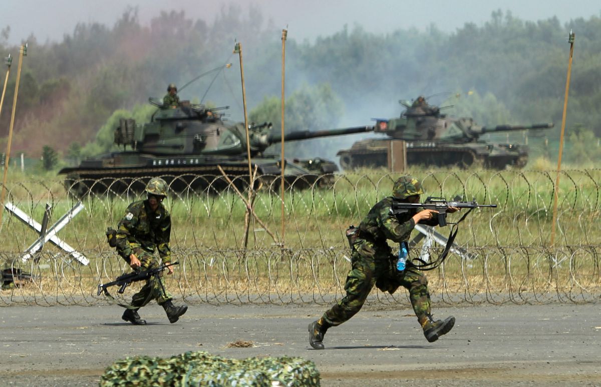 ▲台灣需提升自身的軍事能力，以對抗來自中國的武力恫嚇。（圖／美聯社／達志影像）