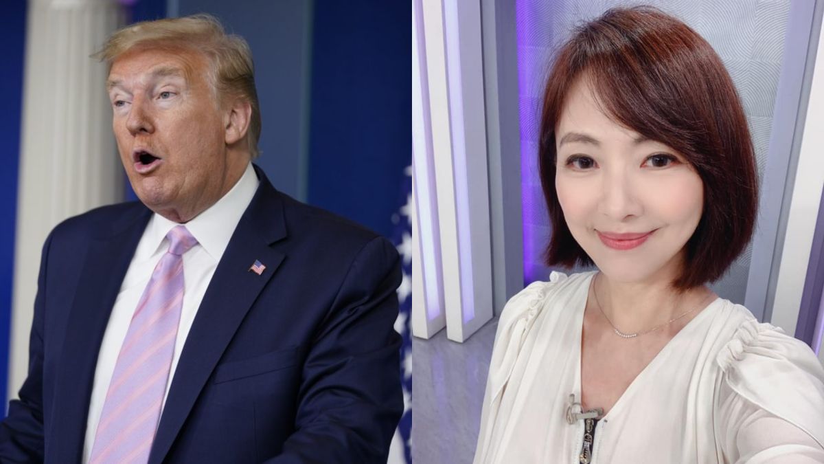 ▲川普宣布暫停資助WHO，郭昱晴認為是好消息。（圖／達志、郭昱晴臉書）