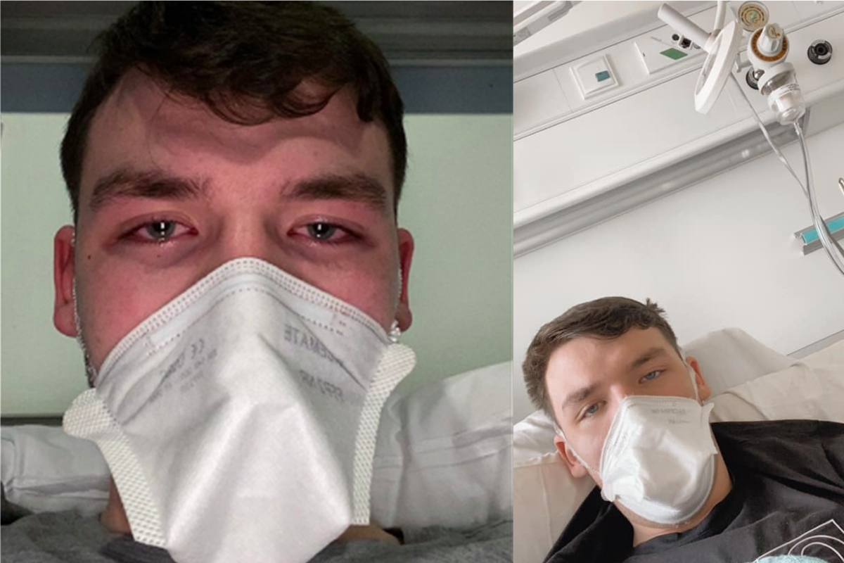 ▲愛爾蘭少年Brandon Fay分享自己的抗疫心聲。（合成圖／翻攝Brandon Fay臉書）