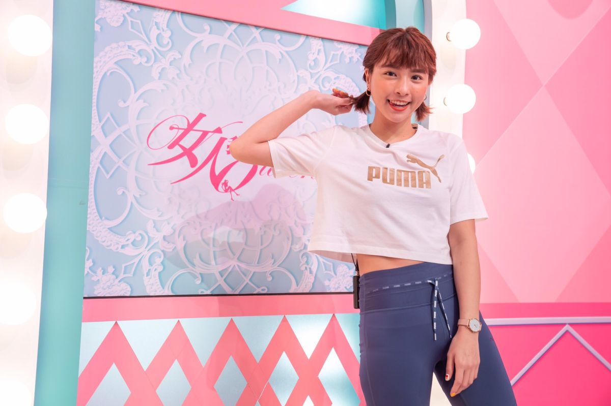 ▲峮峮外表甜美，但私下個性較男孩子氣。（圖／TVBS）