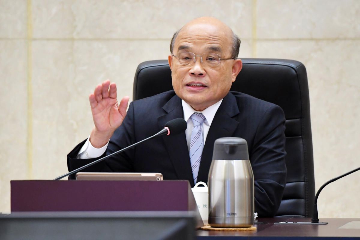 行政院長蘇貞昌主持行政院會。( 圖 / 行政院提供 )